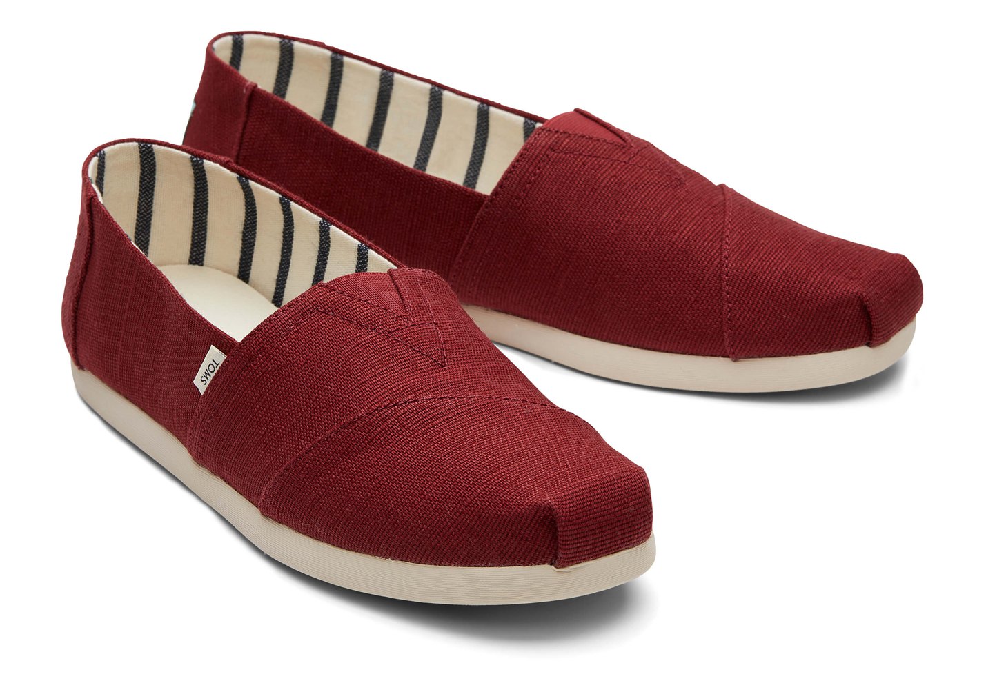 Toms Alpargata Heritage Canvas Espadrille Red - Mens - 45769-RJOD